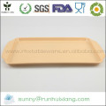 Rectangle serving tray made from bamboo fiber and rice husk